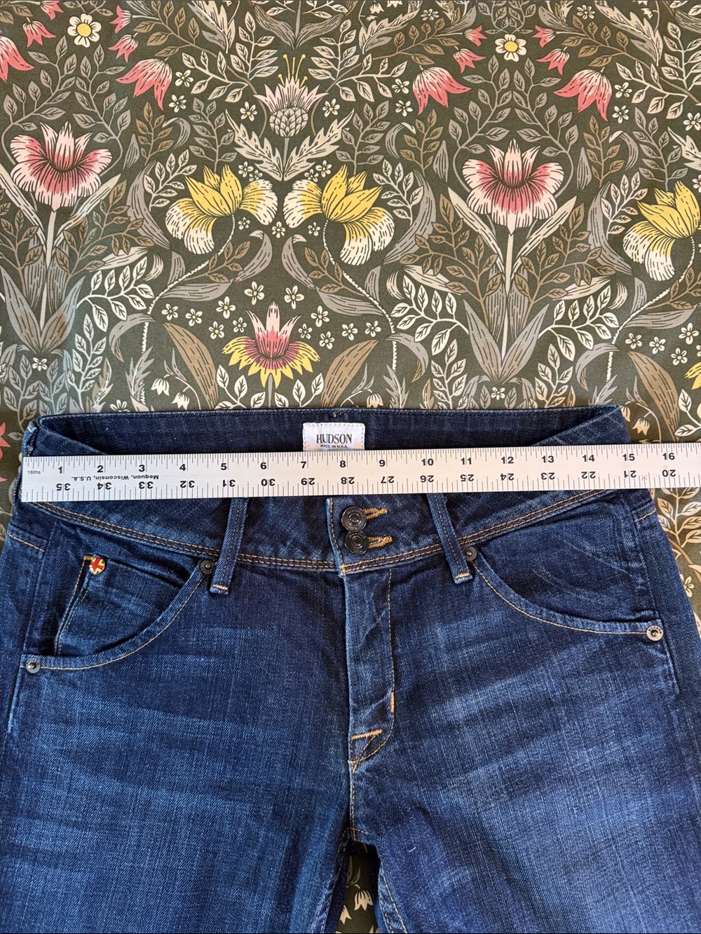 Hudson Jeans Dark Blue Slim Straight Women's Jeans size 27 - Picture 11 of 12